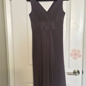 J. Crew Purple Silk Sleeveless V-Neck Dress Size 6P